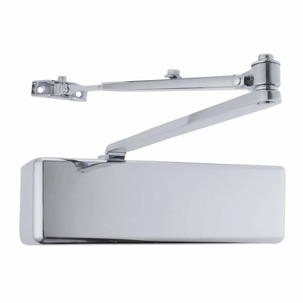 Lawrence Manual, Hydraulic, Door Closer, Extra Heavy Duty Interior and Exterior, Polished Chrome LH8016-US26 - main